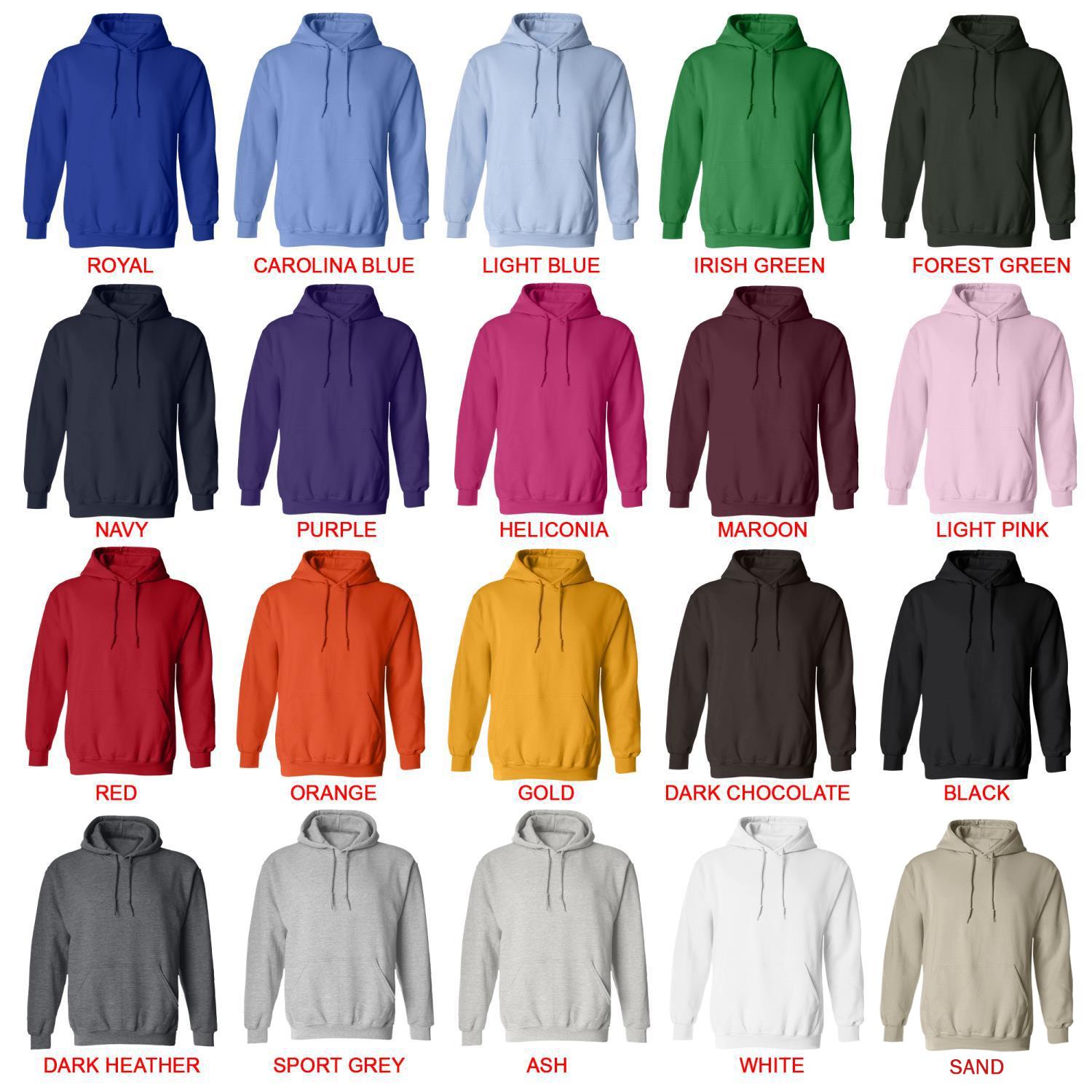 hoodie color chart - Sherlock Holmes Merch