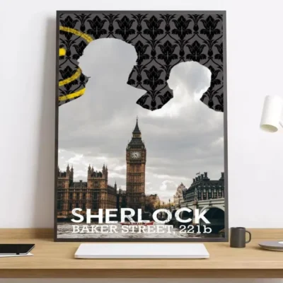 Hot Item Sherlock Holmes Retro Wall Art
