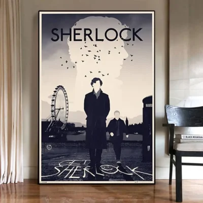 New Sherlock Holmes Retro Wall Art