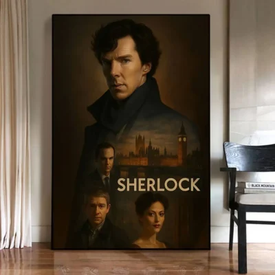 Sherlock Holmes Vintage Wall Art