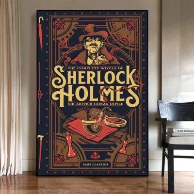 Sherlock Holmes Logo Wall Art