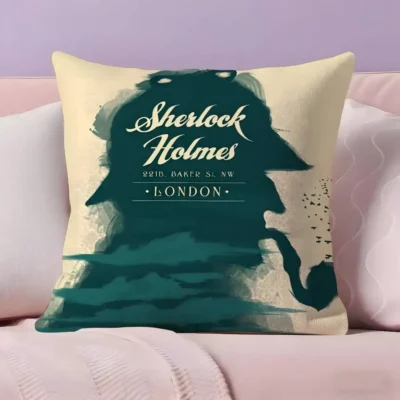 Hot Decor Sherlock Holmes Throw Pillow