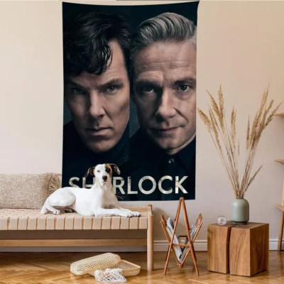 Movies Sherlock Holmes Bassic Tapestry