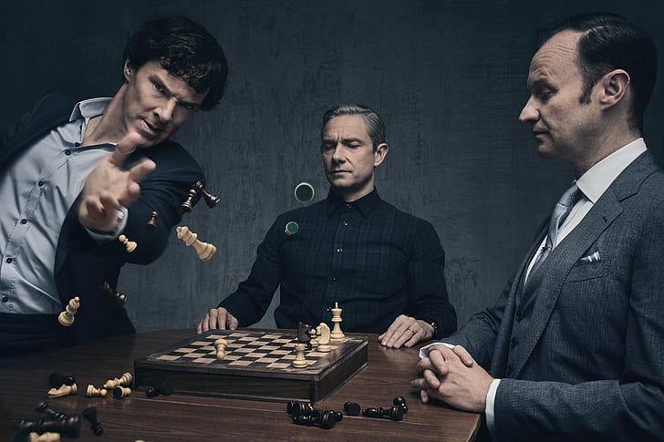 chess sherlock holmes martin man benedict cumberbatch sherlock hd wallpaper preview - Sherlock Holmes Merch