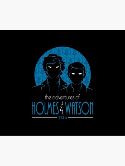 Alternative view of Holmes And Watson Halloween Tapestry