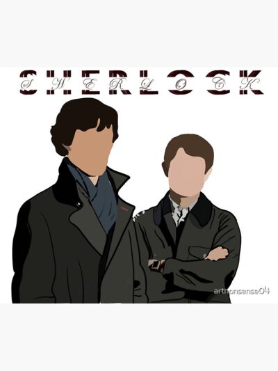 Alternative view of Sherlock Holmes And Watson Tapestry