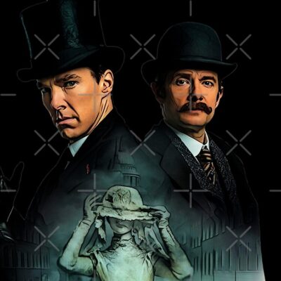 Alternative view of Sherlock Holmes And John Tote Bag