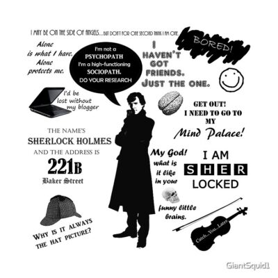 Alternative view of Sherlock Holmes Quotes Tote Bag