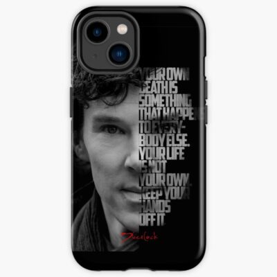 Black And White Sherlock Holmes Iphone Case