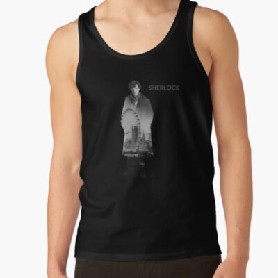 Alternative view of Sherlock Holmes Colorfull Tank Top