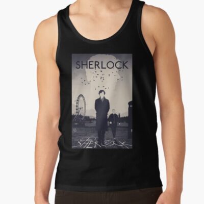 Alternative view of Minimalist Bbc Sherlock Design Tank Top