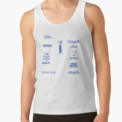 Alternative view of New Sherlock Holmes Retro Tank Top