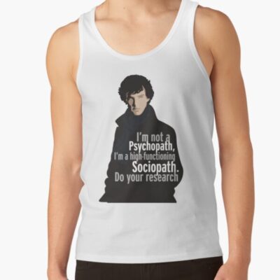 Sherlock Psychopath Sociopath Tank Top