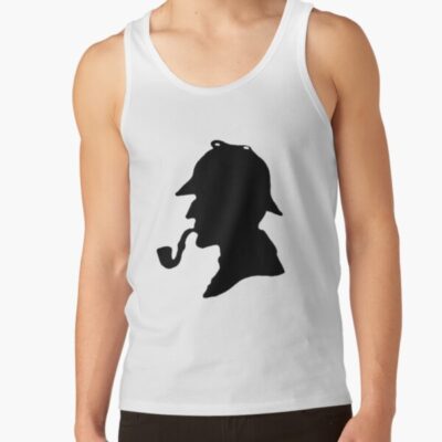 Sherlock Holmes Silhouette Tank Top