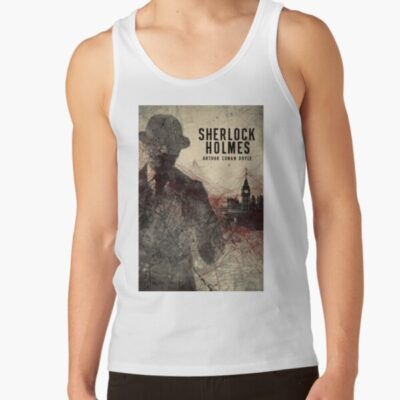Alternative view of Best Sherlock Holmes Retro Tank Top