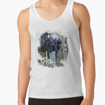 Sherlock The Game Is On Tank Top