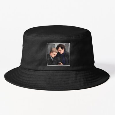 Johnlock In The Rain Oil Pastels Bucket Hat