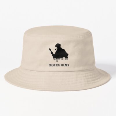 Sherlock Holmes Silhouette Bucket Hat