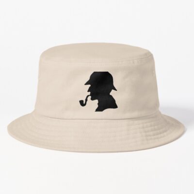 New Sherlock Holmes Silhouette Bucket Hat
