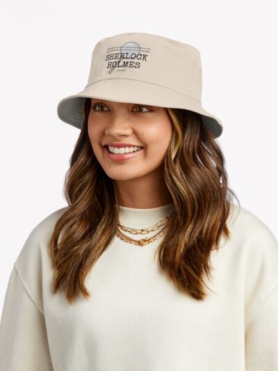 Alternative view of E Arrivato Sherlock Holmes Bucket Hat