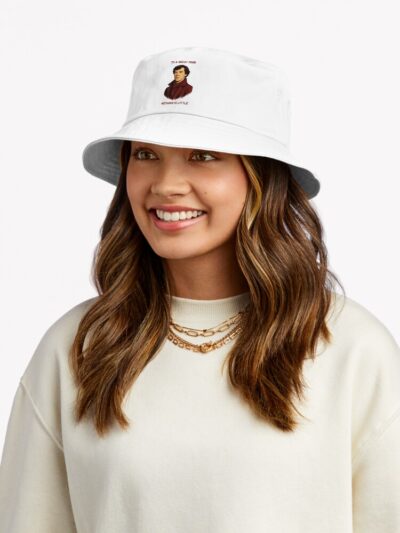 Alternative view of To A Great Mind Bucket Hat