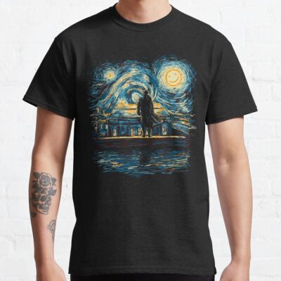 Starry Fall Sherlock Holmes T-shirt