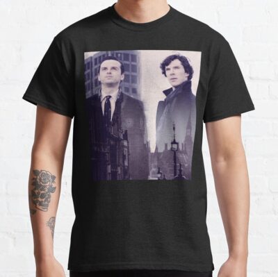Alternative view of Sherlock Holmes X Moriarty T-shirt