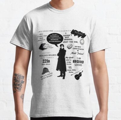 Sherlock Holmes Quotes T-shirt