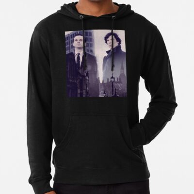 Alternative view of Sherlock Holmes X Moriarty Hoodie