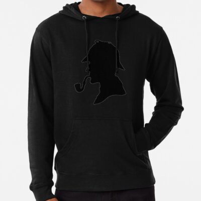 Alternative view of Sherlock Holmes Silhouette Hoodie