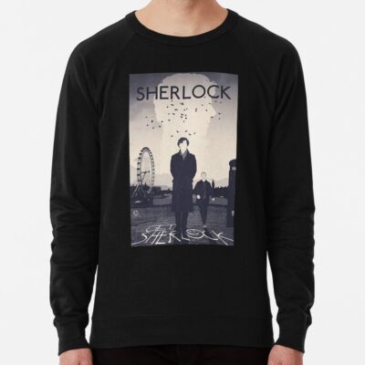 Alternative view of Minimalist Bbc Sherlock Design Sweatshirt