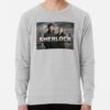 ssrcolightweight sweatshirtmensheather greyfrontsquare productx1000 bgf8f8f8 26 - Sherlock Holmes Merch