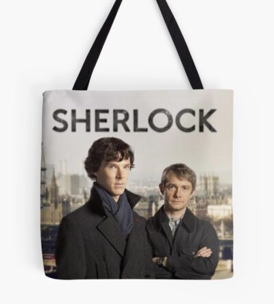 Sherlock Holmes Colorfull Tote Bag