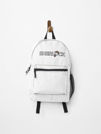 Sherlock Holmes White Backpack