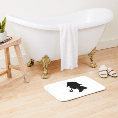 Alternative view of Sherlock Holmes Silhouette Bath Mat