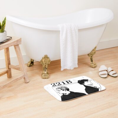 Alternative view of Sherlock Holmes Bassic Bath Mat