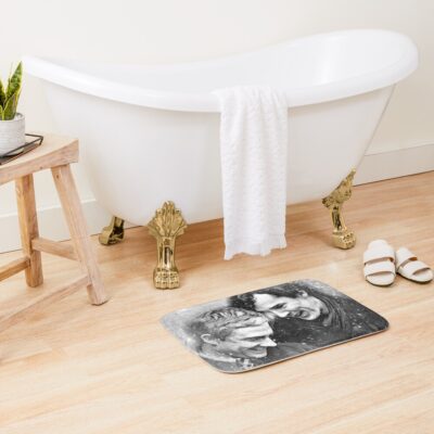 Alternative view of Sherlock Johnlock Laughing In The Snow Bath Mat