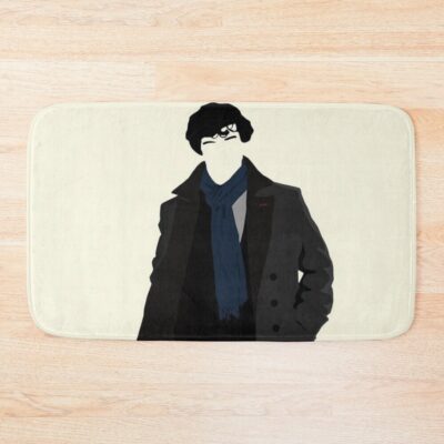 Sherlock Holmes Fan Art Bath Mat