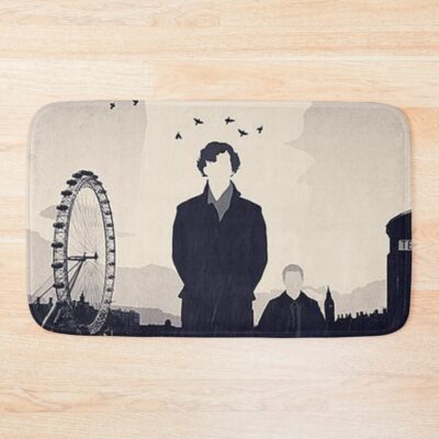 Sherlock Holmes Retro Bath Mat