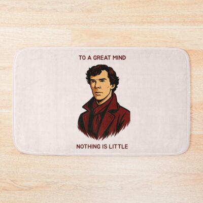 To A Great Mind Bath Mat