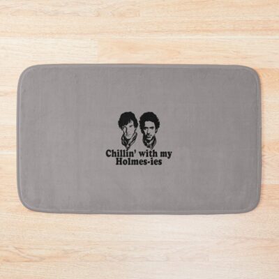 Chillin With My Holmes Ies Bath Mat