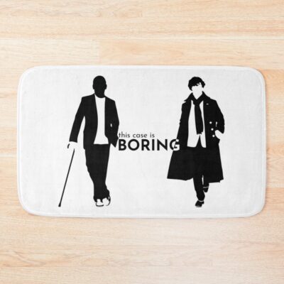 House Md And Sherlock Holmes Bath Mat