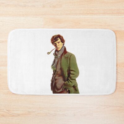 Sherlock Holmes  Retro Bath Mat