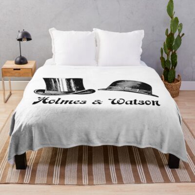 Holmes And Watson Throw Blanket