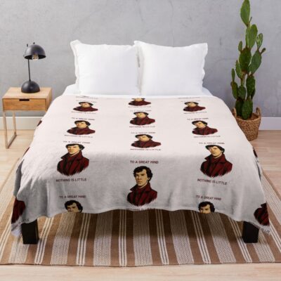 To A Great Mind Throw Blanket