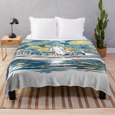 Starry Fall Sherlock Holmes Throw Blanket