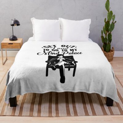 I Need To Go To My Mind Palace Throw Blanket
