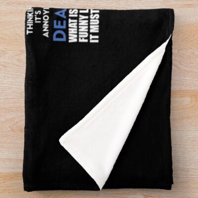 Alternative view of Quotes V2 0 Throw Blanket