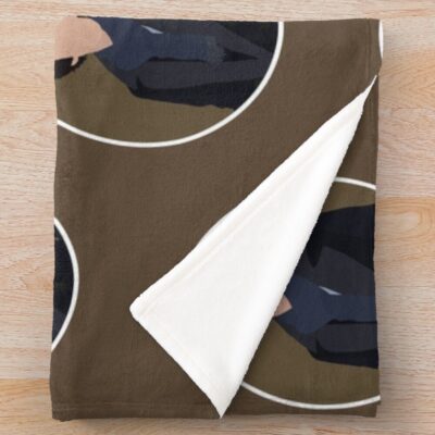 Alternative view of Sherlock Fan Art Throw Blanket