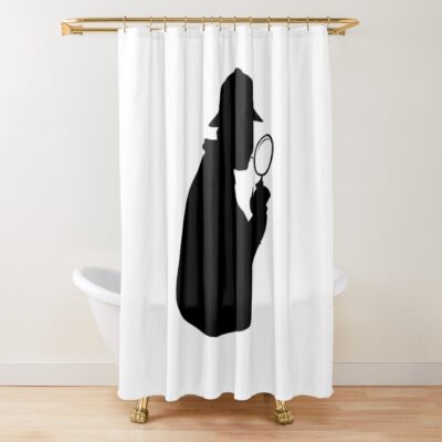 Detective Girl T Shirt Shower Curtain